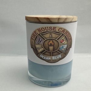 JAR CANDLE OCEAN BLUE